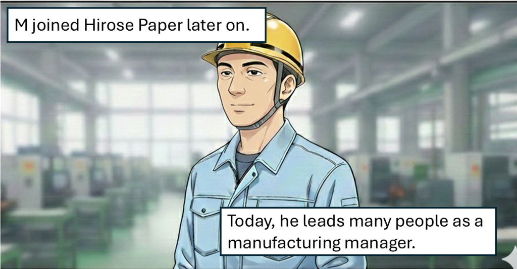 Thumbnail illustration for "4-panel Comic: A Turning Point in Job Hunting" – a manga about a pivotal moment in the job-hunting experience